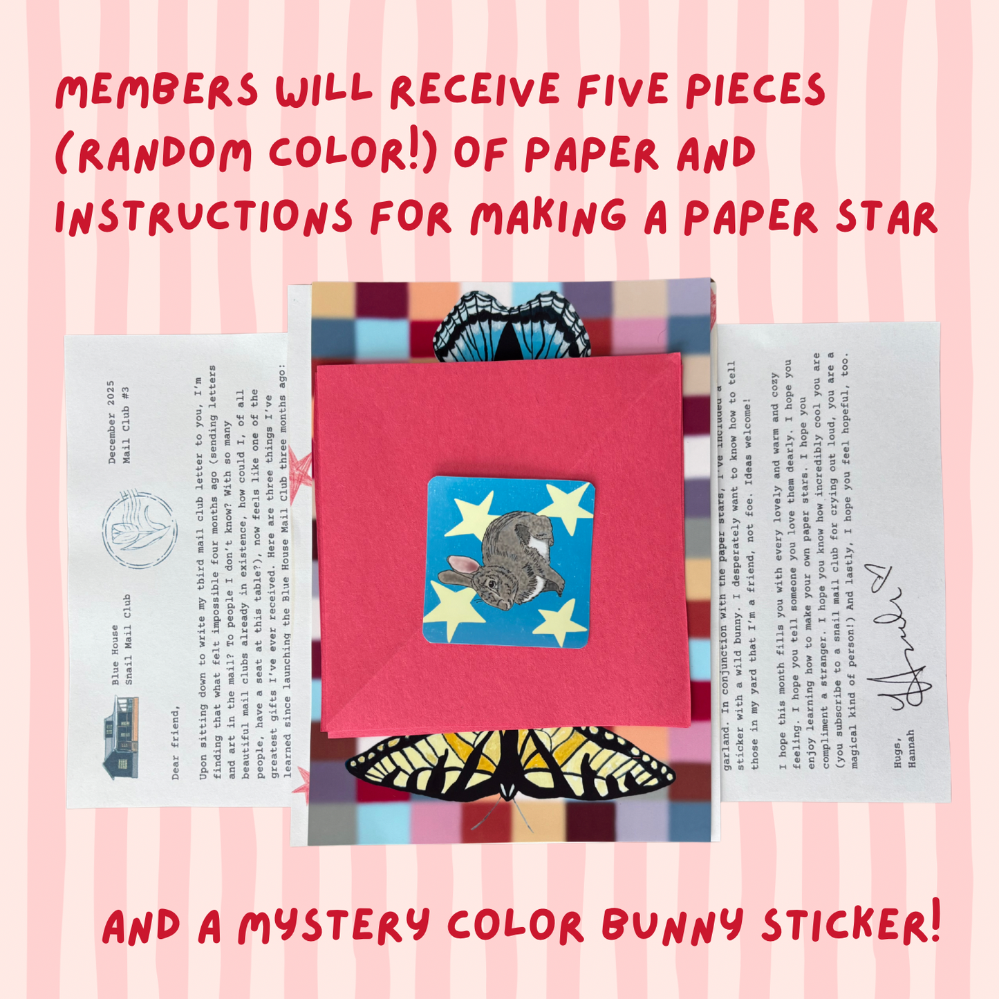 Monthly Snail Mail International (outside of US)