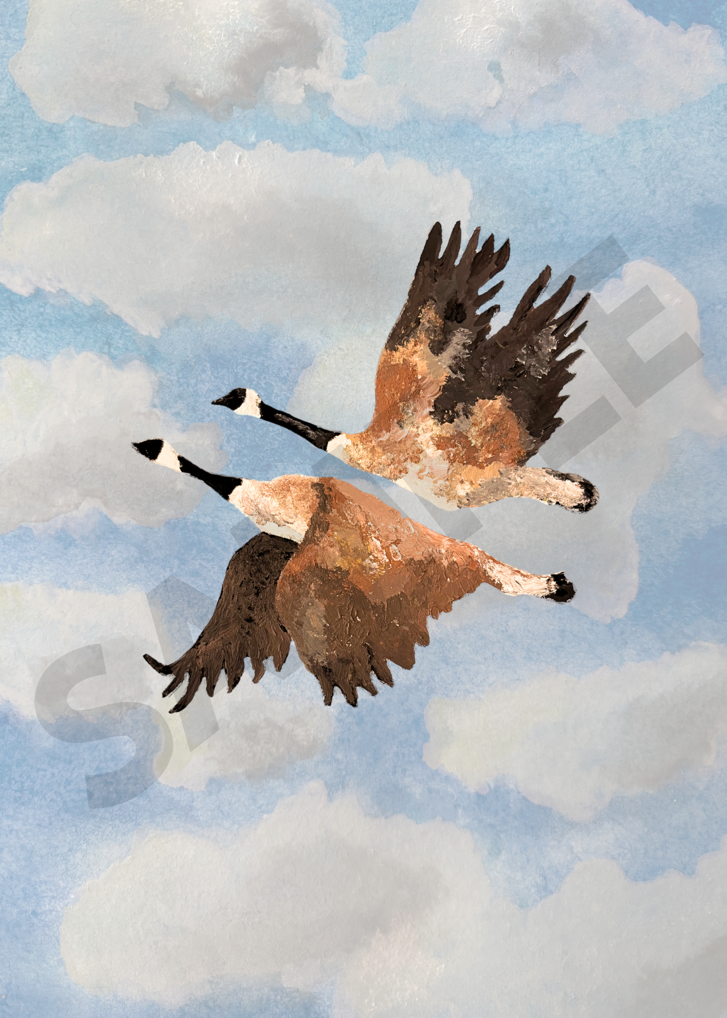 Wild Geese 5x7 print