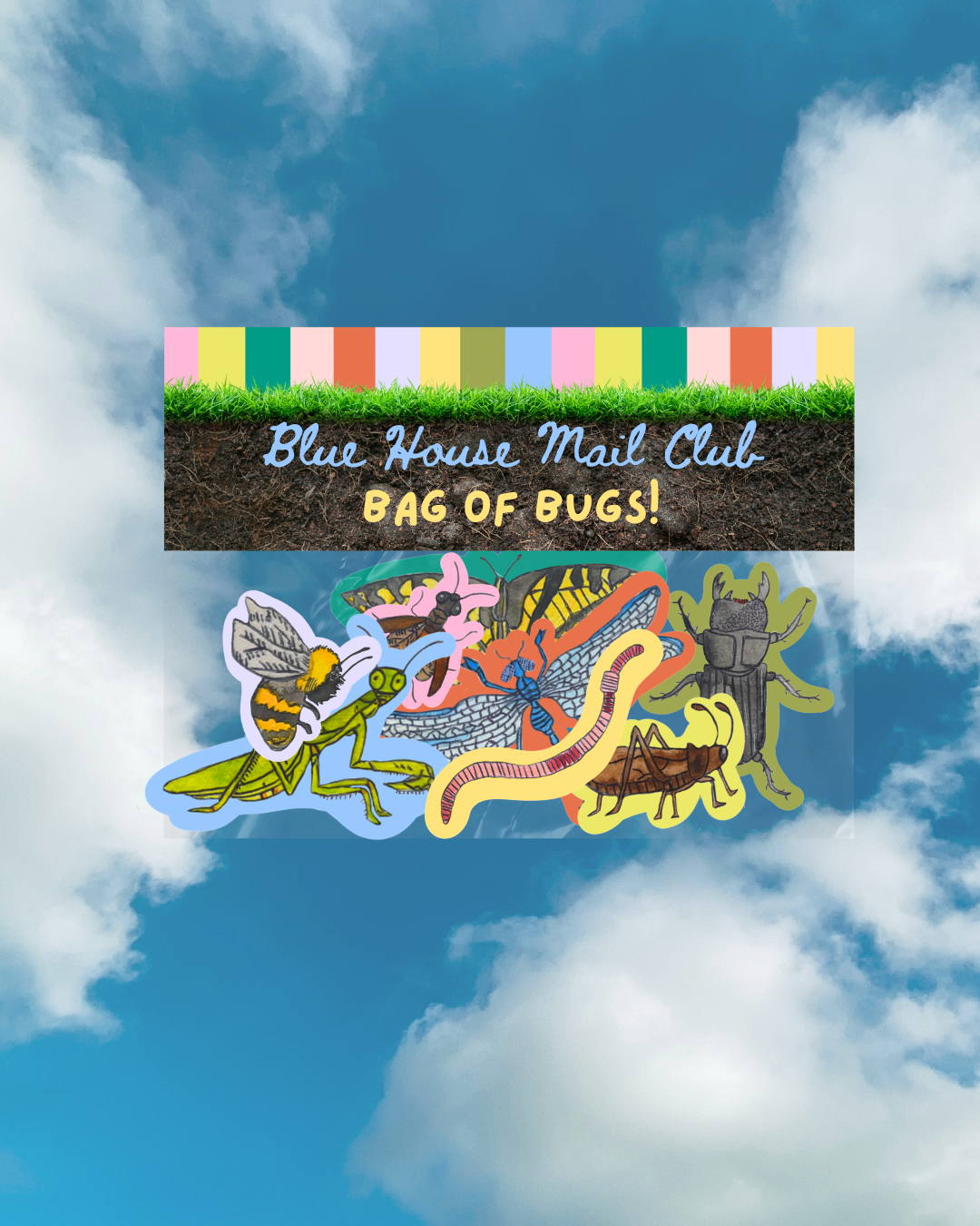 Bag of Bugs! Sticker Pack
