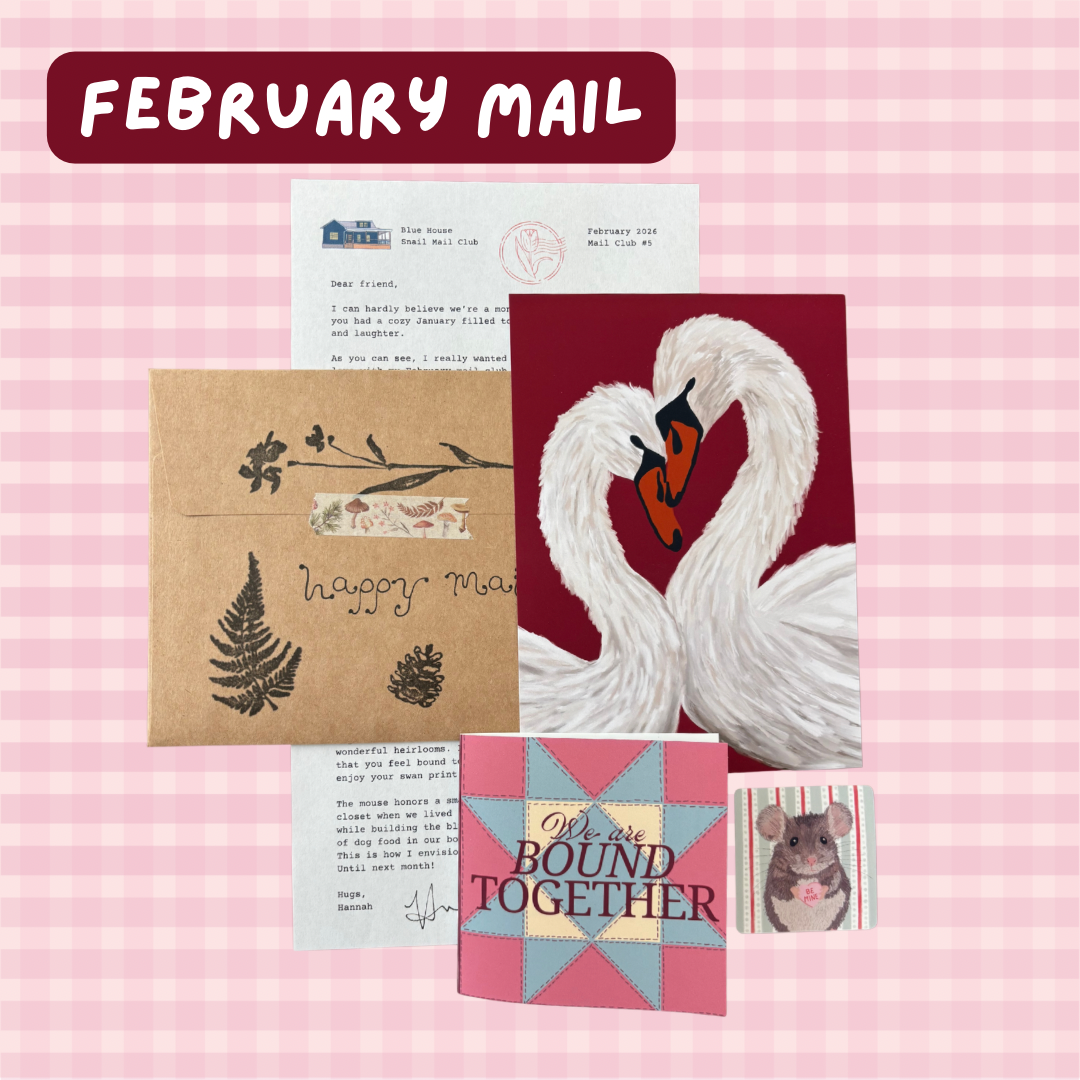 Monthly Snail Mail International (outside of US)