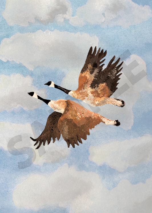 Wild Geese 5x7 print
